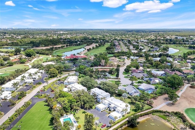 240 Palm River Blvd Unit C202, Naples, FL 34110 - aerial overview of property's location featuring a large body of water, a golf course, and nearby suburban area