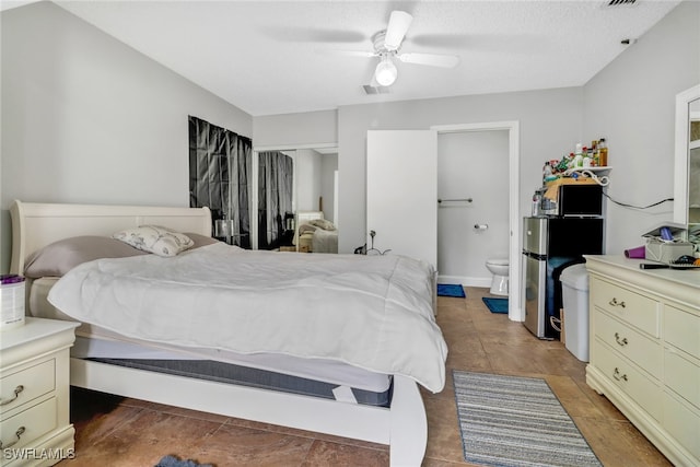 4617 Lombardy Ln, Naples, FL 34112 - bedroom with ensuite bathroom and a ceiling fan