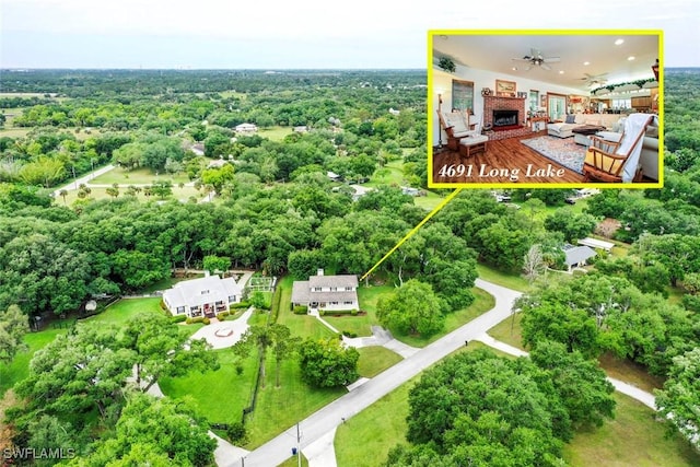 view of property location with property parcel outlined