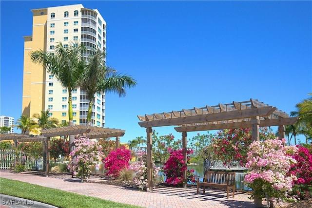 12701 Mastique Beach Blvd Unit 603, Fort Myers, FL 33908 - view of community with a pergola