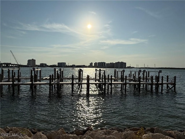 8751 Estero Blvd W Unit 304, Bonita Springs, FL 33931 - dock area with a water view