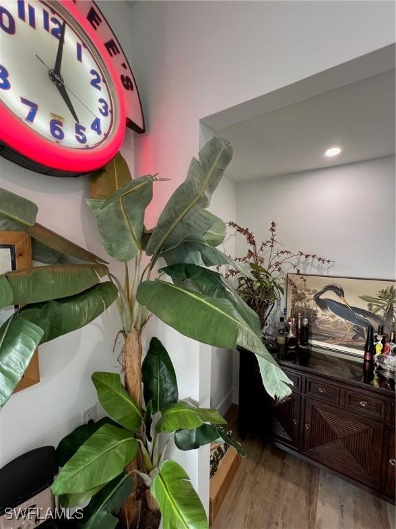 548 5th Ave, Marco Island, FL 34145 - detailed view of wood finished floors and recessed lighting