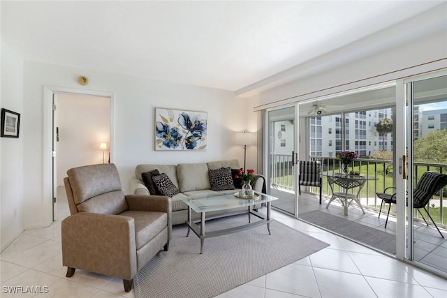 129 S Collier Blvd Unit B-206, Marco Island, FL 34145 - living room with tile patterned flooring