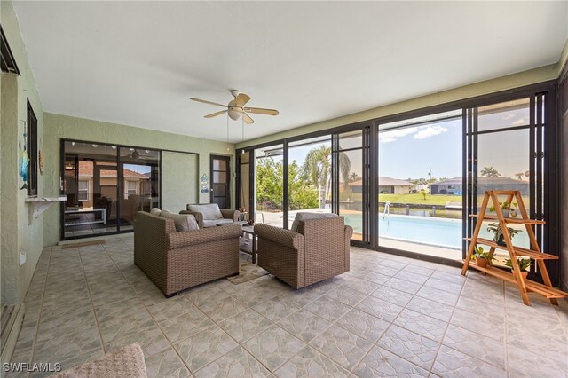 132 SW 34th Ln, Cape Coral, FL 33914 - view of sunroom / solarium