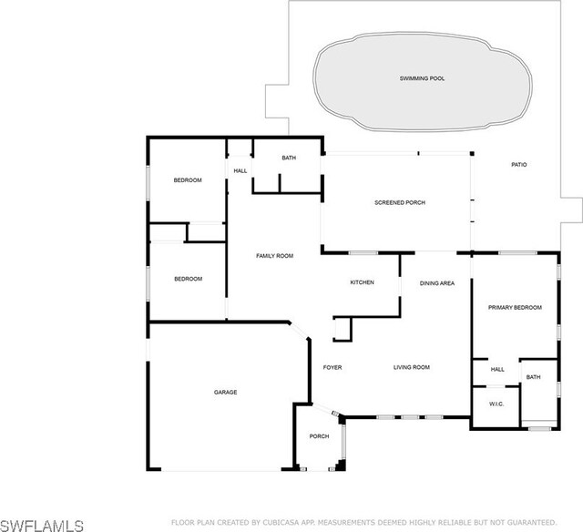 132 SW 34th Ln, Cape Coral, FL 33914 - floor plan / room layout