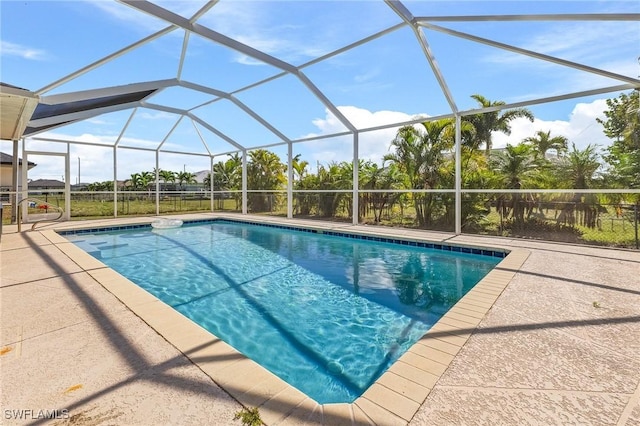 1233 NW 26th Pl, Cape Coral, FL 33993 - outdoor pool featuring a patio area and a lanai