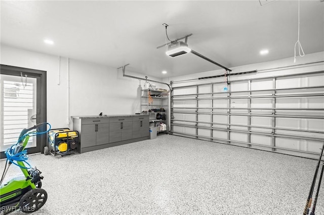 6212 Cocos Dr, Fort Myers, FL 33908 - garage with a garage door opener and recessed lighting