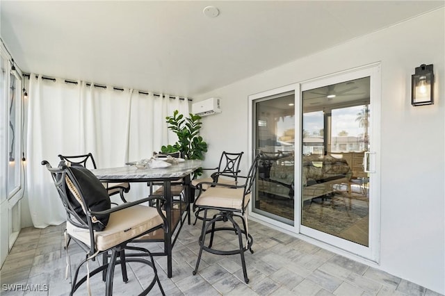 6212 Cocos Dr, Fort Myers, FL 33908 - sunroom featuring a wall unit AC