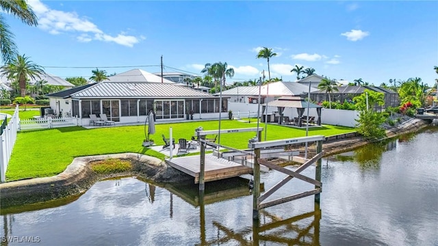 6212 Cocos Dr, Fort Myers, FL 33908 - dock with a water view