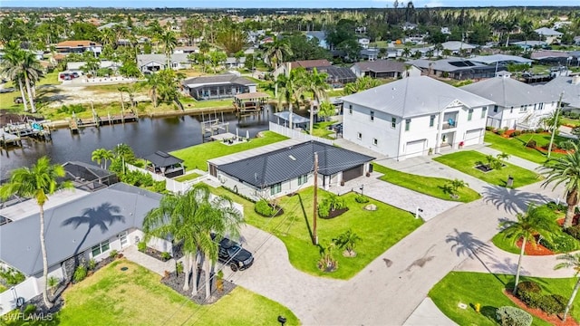6212 Cocos Dr, Fort Myers, FL 33908 - aerial perspective of suburban area featuring a large body of water