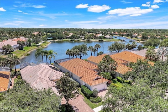 3774 Whidbey Way, Naples, FL 34119 - aerial view of residential area with a nearby body of water
