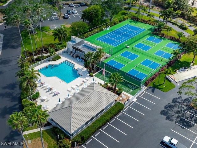 901 Collier Ct Unit 5-205, Marco Island, FL 34145 - aerial view of a pool area