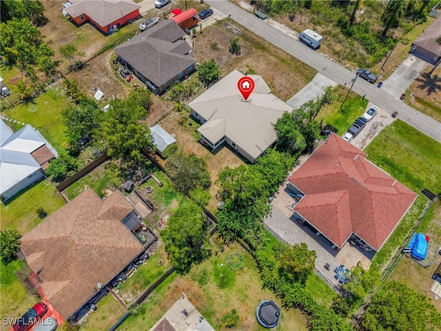 5208 Bygone St, Lehigh Acres, FL 33971 - aerial perspective of suburban area