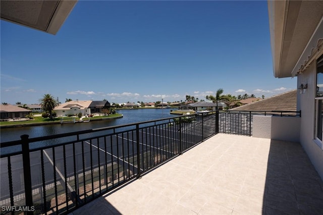 4013 Bastia Ct, Punta Gorda, FL 33950 - balcony featuring a water view and a residential view