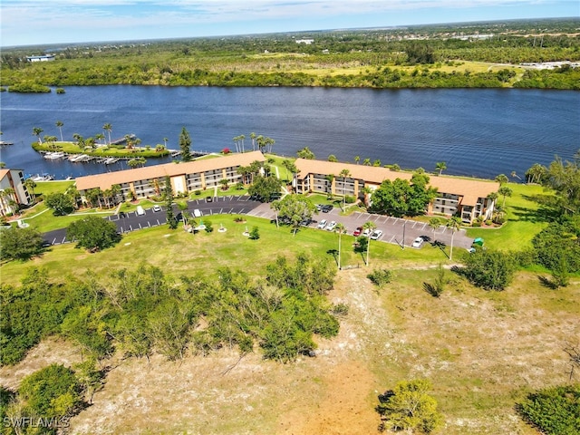 16000 Bay Pointe Blvd Unit 307, North Fort Myers, FL 33917 - aerial view of a nearby body of water and apartment complex / building