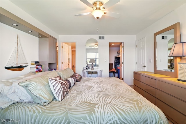 16000 Bay Pointe Blvd Unit 307, North Fort Myers, FL 33917 - bedroom with a walk in closet, a closet, and ensuite bath