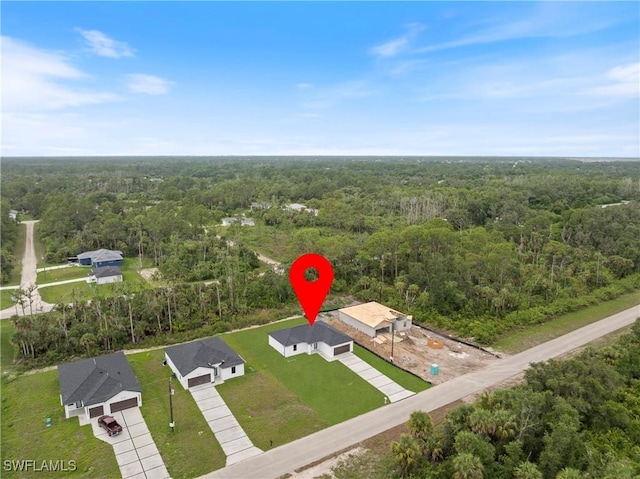 619 Greenbriar Blvd, Lehigh Acres, FL 33972 - drone / aerial view of a forest