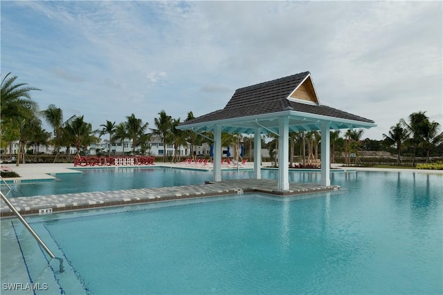 8881 Yucatan Ct, Naples, FL 34112 - community pool featuring a gazebo