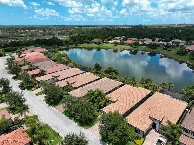 12490 Kentwood Ave, Fort Myers, FL 33913 - aerial perspective of suburban area with a nearby body of water