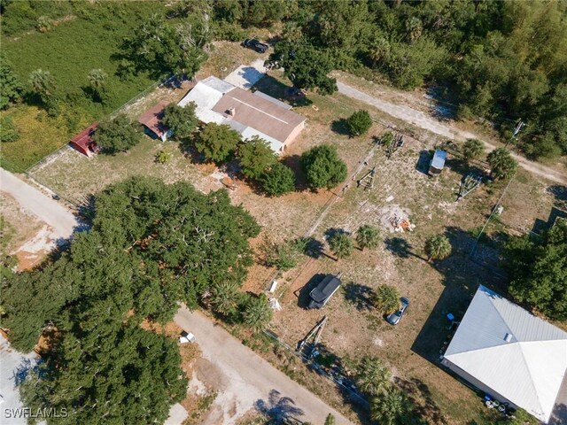 7384 Coon Rd, North Fort Myers, FL 33917 - aerial view of property and surrounding area