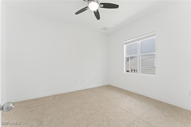 1923 Sheffield Ave, Marco Island, FL 34145 - empty room with ceiling fan and baseboards