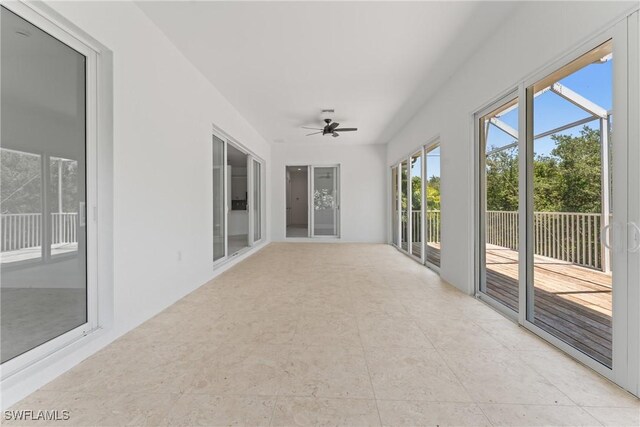 1923 Sheffield Ave, Marco Island, FL 34145 - unfurnished sunroom featuring tile patterned floors