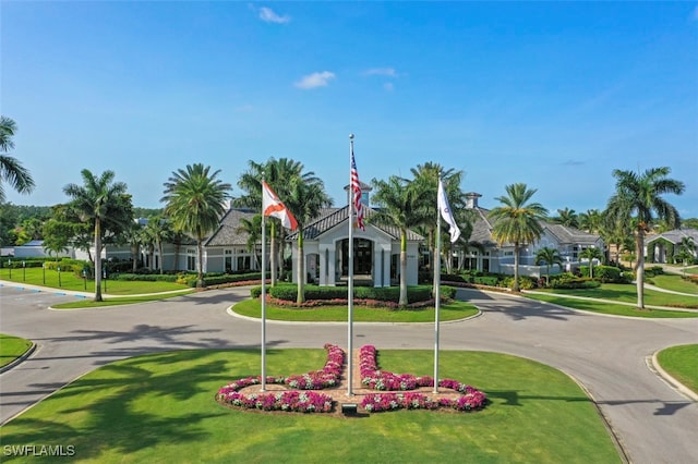 10016 Majestic Ave, Fort Myers, FL 33913 - view of home's community with a residential view and a yard