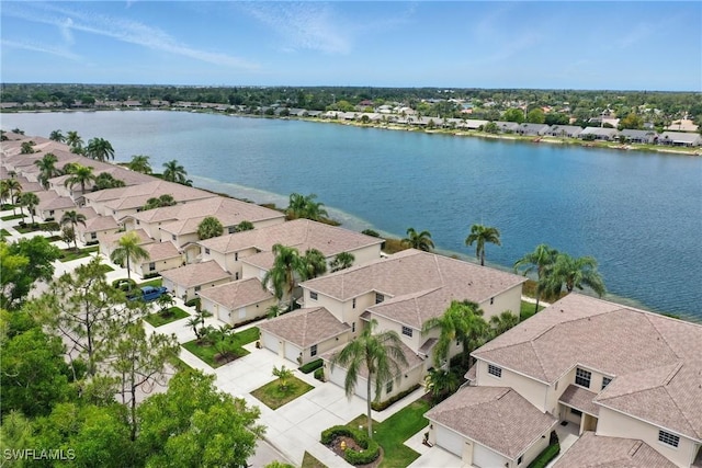 3460 W Crown Pointe Blvd Unit 101, Naples, FL 34112 - aerial perspective of suburban area with a large body of water