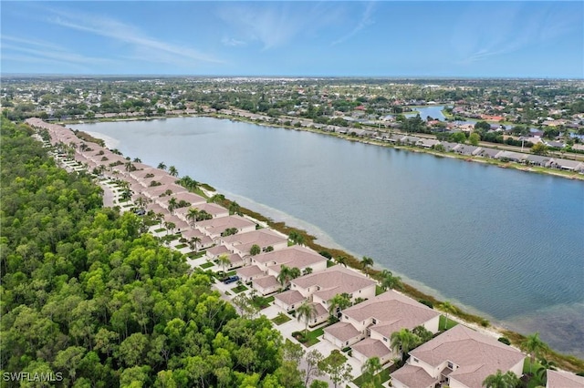 3460 W Crown Pointe Blvd Unit 101, Naples, FL 34112 - aerial perspective of suburban area with a nearby body of water