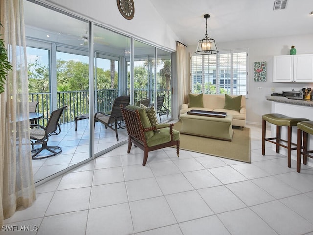 26986 Montego Pointe Ct Unit 202, Bonita Springs, FL 34134 - living room with light tile patterned flooring