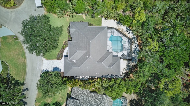 24721 Bay Bean Ct, Bonita Springs, FL 34134 - drone / aerial view of a pool