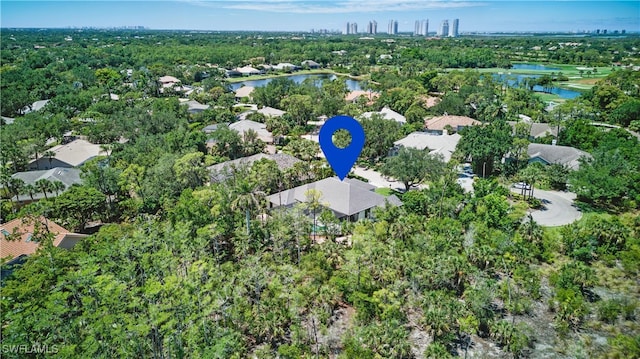 24721 Bay Bean Ct, Bonita Springs, FL 34134 - aerial view of property and surrounding area with a nearby body of water