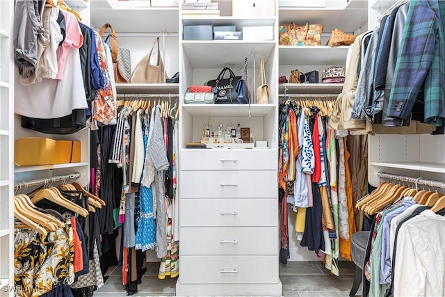 10138 Palazzo Dr, Naples, FL 34119 - walk in closet with wood finished floors