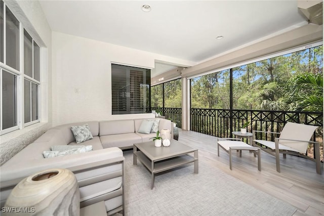 2839 Tiburon Blvd E Unit 102, Naples, FL 34109 - sunroom / solarium featuring an outdoor living space
