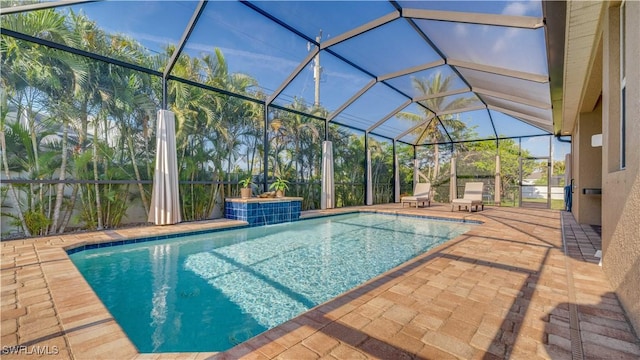 2541 SW 32nd Ln, Cape Coral, FL 33914 - swimming pool with a patio and a lanai