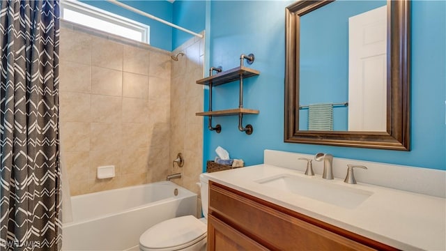2541 SW 32nd Ln, Cape Coral, FL 33914 - full bath with vanity, shower / bath combo with shower curtain, and toilet