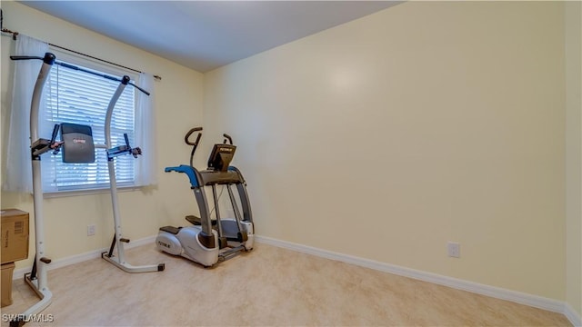 2541 SW 32nd Ln, Cape Coral, FL 33914 - workout area featuring baseboards