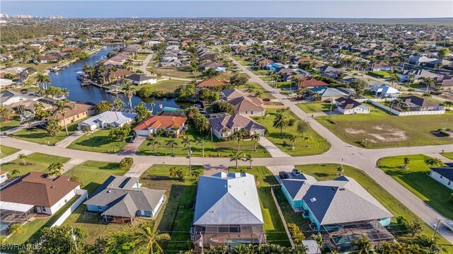 2541 SW 32nd Ln, Cape Coral, FL 33914 - aerial view of residential area featuring a nearby body of water