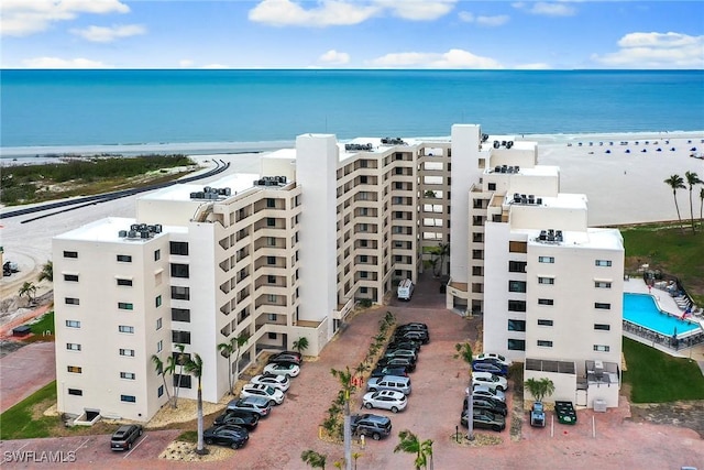 6672 Estero Blvd Unit A207, Fort Myers Beach, FL 33931 - aerial view of apartment complex and expansive coastline