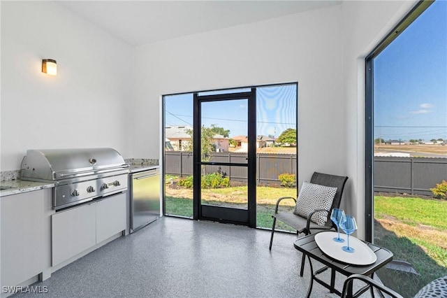 2308 NW 5th St, Cape Coral, FL 33993 - sunroom featuring exterior kitchen