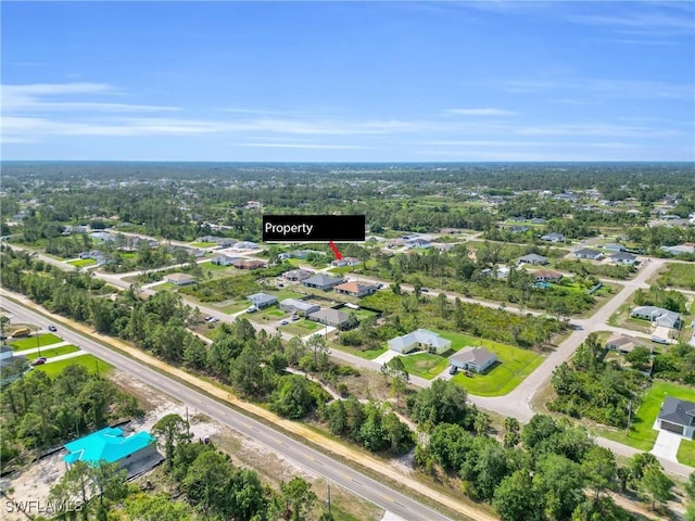 290731 St St W, Lehigh Acres, FL 33971 - aerial view of property's location featuring nearby suburban area