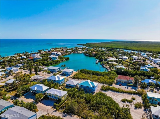 518 Avenida Primiceria, Marathon, FL 33050 - aerial view of residential area with a nearby body of water