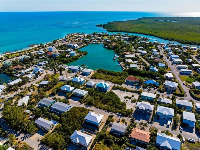 518 Avenida Primiceria, Marathon, FL 33050 - aerial overview of property's location featuring a nearby body of water and nearby suburban area