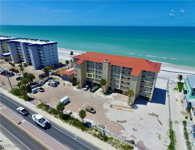 5000 Estero Blvd Unit 202, Fort Myers Beach, FL 33931 - bird's eye view of apartment complex / building and waterfront with a beach