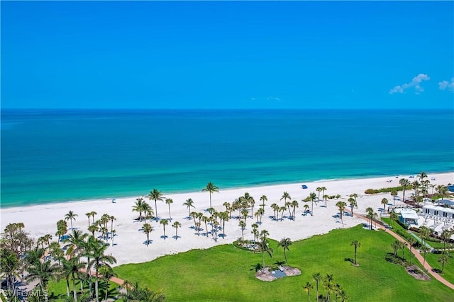 4021 Gulf Shore Blvd N Unit 1704, Naples, FL 34103 - water view with nearby beach