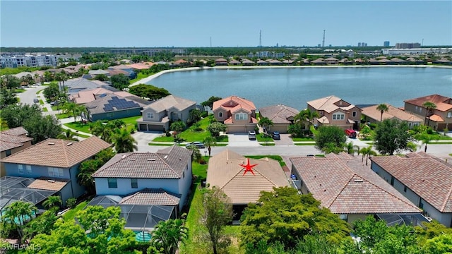 2842 Via Piazza Loop, Fort Myers, FL 33905 - aerial perspective of suburban area with a large body of water