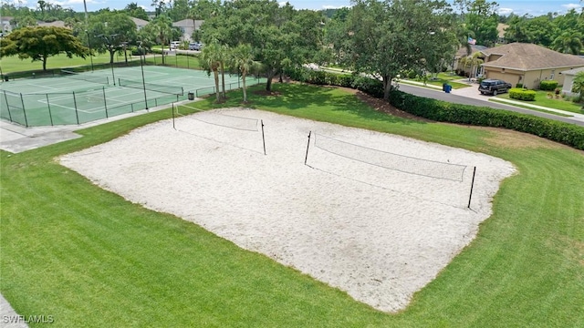 21360 Lancaster Run Unit 1514, Estero, FL 33928 - view of property's community featuring volleyball court and a tennis court