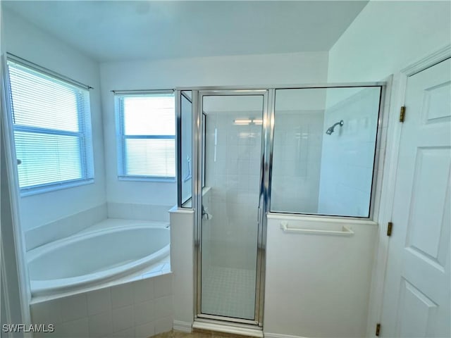 12635 Stone Tower Loop, Fort Myers, FL 33913 - full bathroom with a stall shower and a garden tub