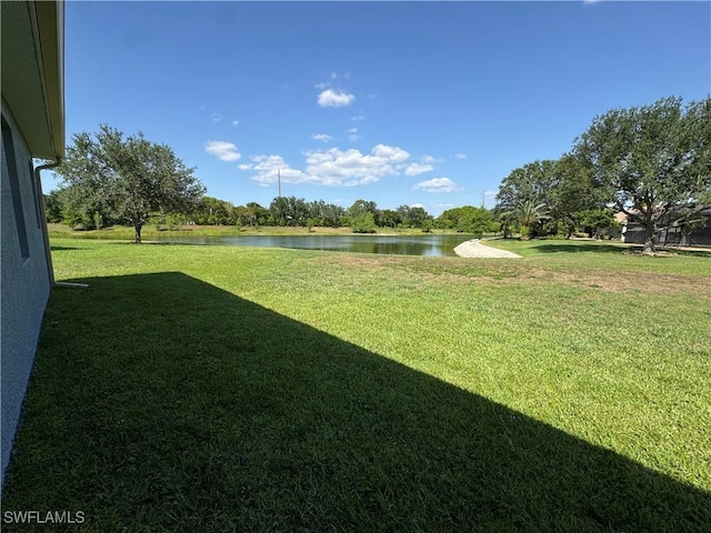 12635 Stone Tower Loop, Fort Myers, FL 33913 - view of green lawn featuring a water view