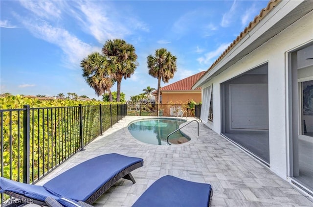 125 Donna Ct, Punta Gorda, FL 33950 - view of pool featuring a patio area and fence